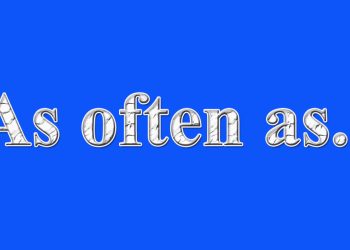 As often as-যতবার-ততবার (spoken rule)