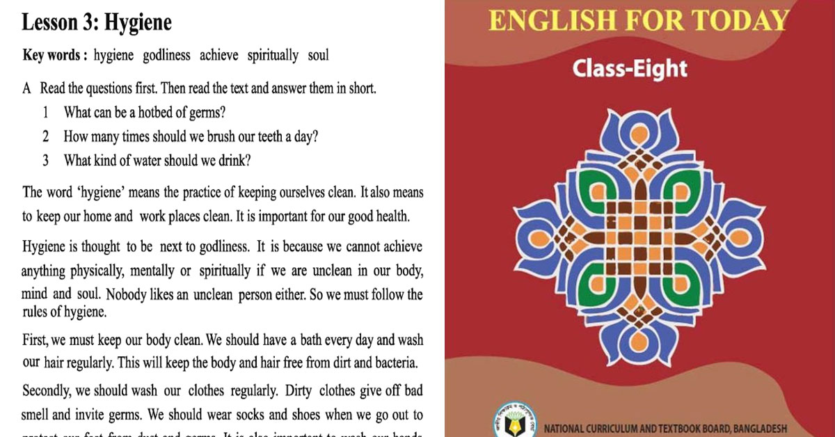 Hygiene-class 8 bangla-translation questions-answer