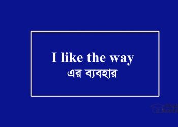 I like the way-এর ব্যবহার
