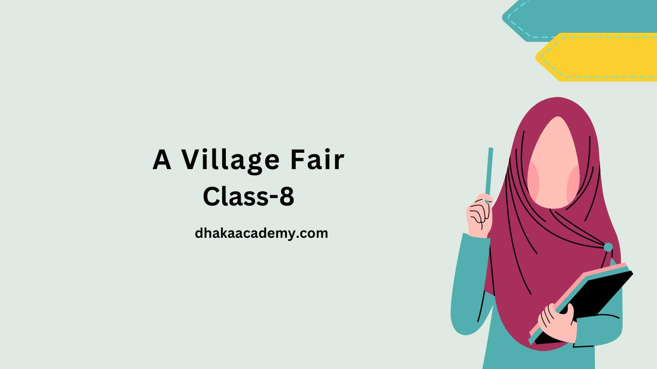 Paragraph Class 8: A Village Fair